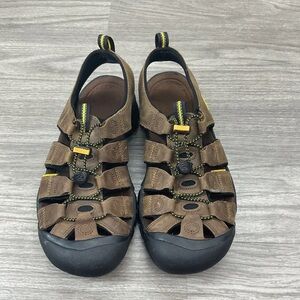 Keen Men's Brown and Black Outdoor Sandals